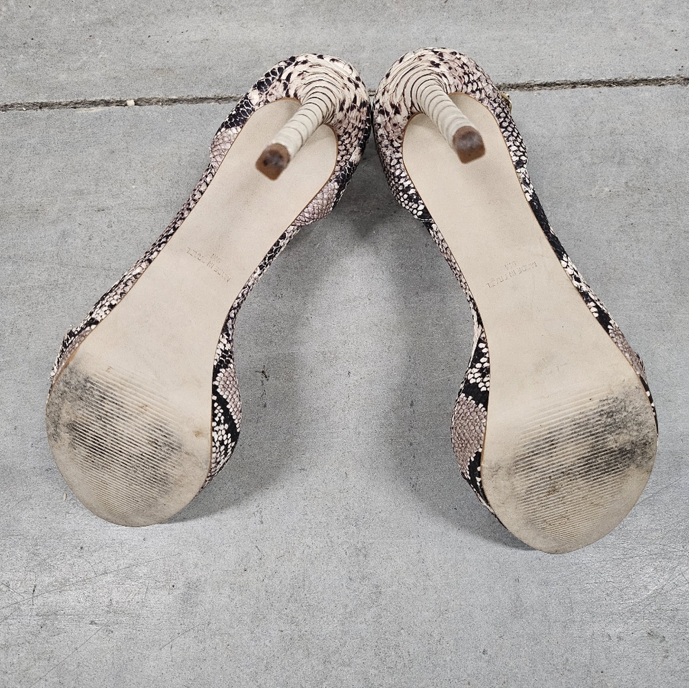 Steve Madden Python Print Heel Size 9 - image 6